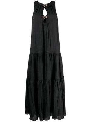Acler Conara cut-out maxi dress - Black