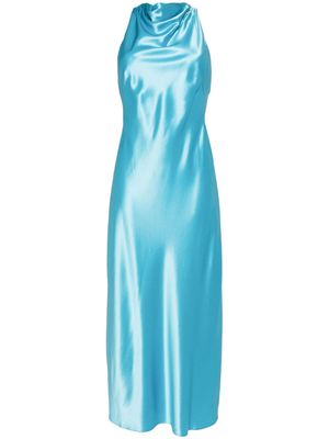 Acler criss-cross long dress - Blue