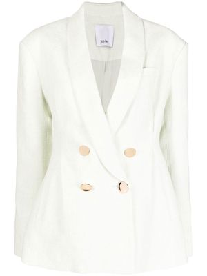 Acler double-breasted blazer - Green