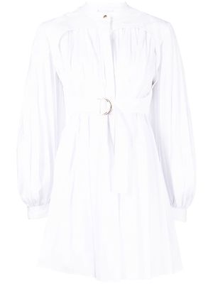 Acler Duncombe belted shirt dress - White