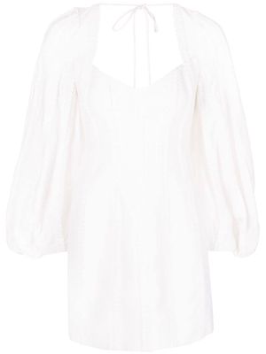 Acler Duxbury beaded mini dress - White