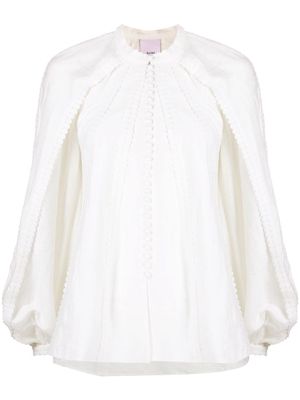 Acler Duxbury ruched blouse - White