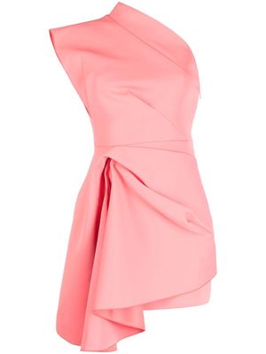 Acler Gowrie asymmetric minidress - Pink