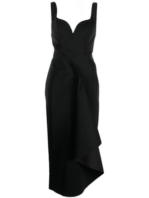 Acler Gowrie front-slit midi dress - Black