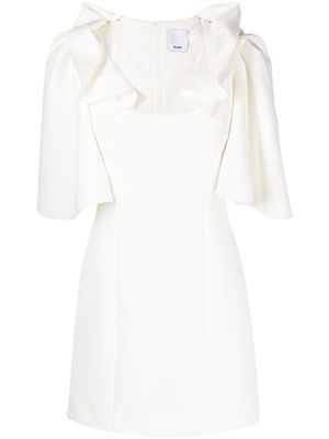 Acler Gwynne ruffled mini dress - White