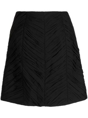 Acler Radford ruched-detail miniskirt - Black