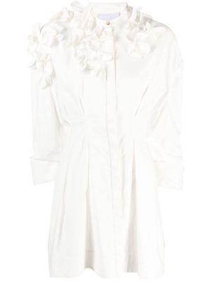 Acler Rannoch organic cotton minidress - White