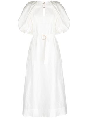 Acler Rochdale cut-out midi dress - White