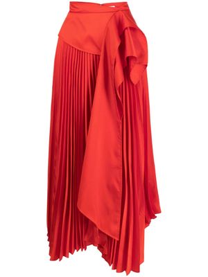Acler Sampson high-waist maxi skirt - Orange