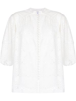 Acler Stapleton puff-sleeves blouse - White