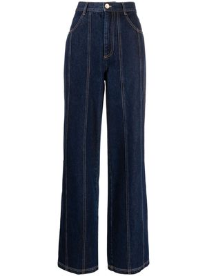Acler Valleybrook wide-leg jeans - Blue