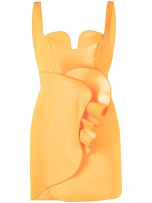 Acler Wexford draped dress - Orange