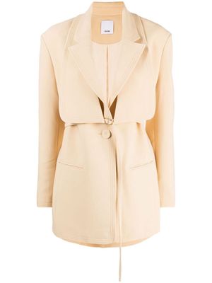 Acler Wirra single-breasted blazer - Yellow
