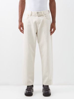 Acne Studios - 1991 Toj Belted Straight-leg Jeans - Mens - White