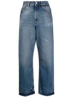 Acne Studios 1993 wide-leg cropped jeans - Blue