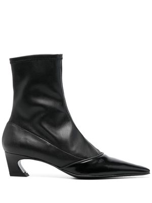Acne Studios 50mm leather ankle boots - Black