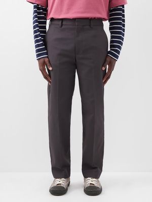 Acne Studios - Ayonne Cotton-blend Chinos - Mens - Grey