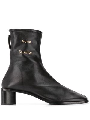 Acne Studios Bertine leather ankle boots - Black