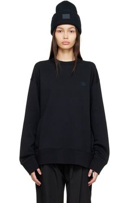 Acne Studios Black Organic Cotton Sweatshirt