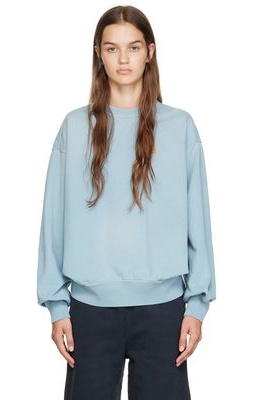 Acne Studios Blue Garment-Dyed Sweatshirt