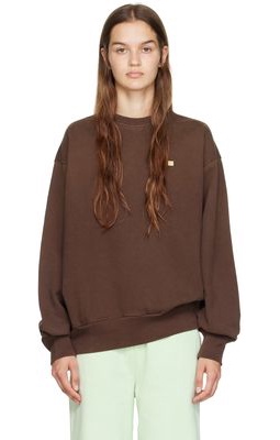 Acne Studios Brown Garment-Dyed Sweatshirt