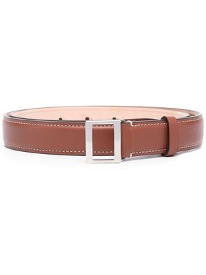 Acne Studios buckle-fastening leather belt - Brown