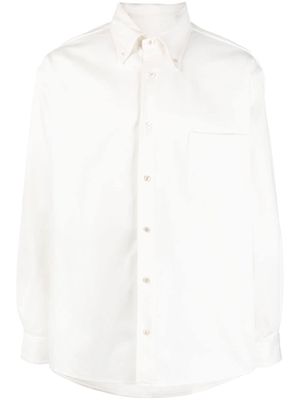 Acne Studios button-down shirt jacket - White