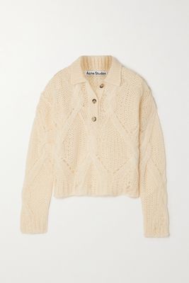 Acne Studios - Cable-knit Sweater - Ivory