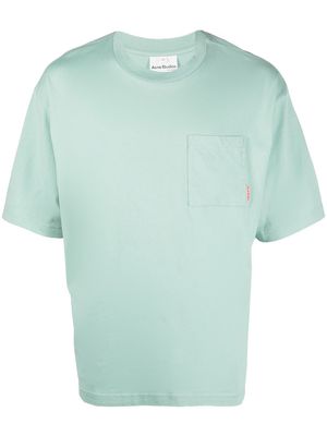 Acne Studios chest patch-pocket detail T-shirt - Green