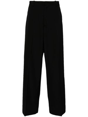 Acne Studios contrast-stitching tailored trousers - Black