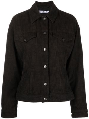Acne Studios cotton-wool blend denim jacket - Grey