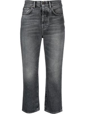 Acne Studios cropped straight-leg jeans - Black