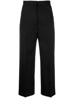 ACNE STUDIOS cropped straight-leg trousers - Black