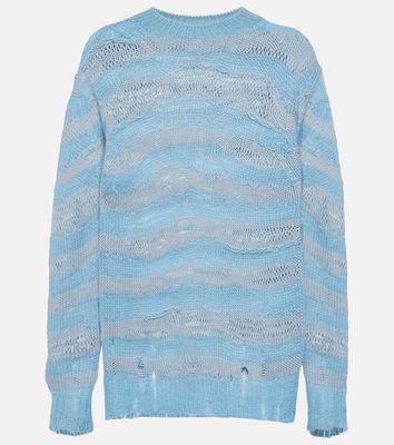 Acne Studios Distressed striped sweater
