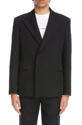 Acne Studios Double Breasted Suit Jacket in Black