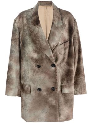 Acne Studios double-breasted tailored coat - Neutrals