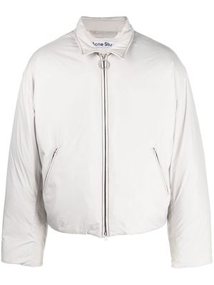 Acne Studios down-padded zip-fastening jacket - Grey