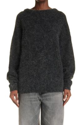 Acne Studios Dramatic Moh Sweater in Anthracite Grey