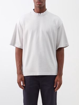 Acne Studios - Elco High-neck Cotton T-shirt - Mens - White