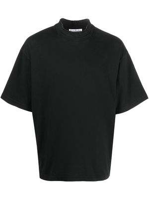 Acne Studios embroidered-logo short-sleeve T-shirt - Black