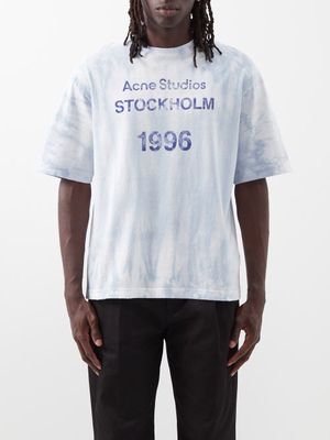 Acne Studios - Extorr 1996 Cotton-jersey T-shirt - Mens - Blue