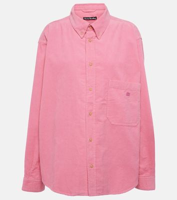 Acne Studios Face cotton corduroy overshirt