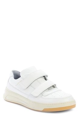 Acne Studios Face Double Strap Low Top Sneaker in White