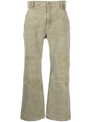 Acne Studios faded-effect loose-fit jeans - Green