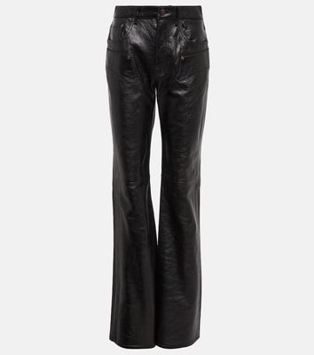 Acne Studios Flared leather pants