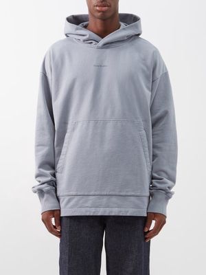 Acne Studios - Franklin Organic-cotton Jersey Hooded Sweatshirt - Mens - Grey