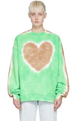 Acne Studios Green Organic Cotton Sweatshirt
