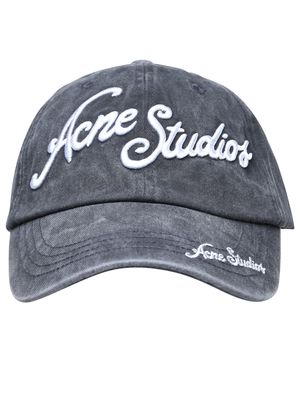 Acne Studios Grey Cotton Hat