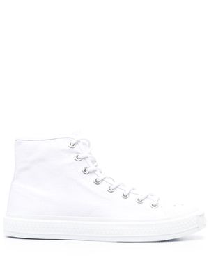 Acne Studios high-top lace-up fastening sneakers - White