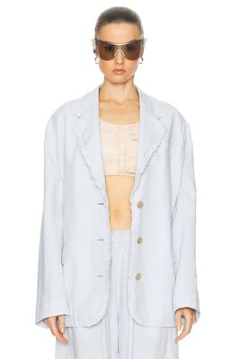 Acne Studios Jimoni Baggy Blazer in Blue